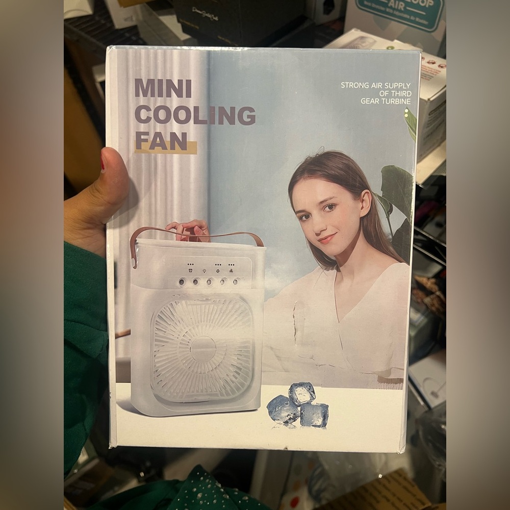 Mini Cooling Fan with Leather Strap
